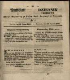 Amtsblatt der K&ouml;niglichen Regierung zu Posen. 1849.01.23 Nr.4