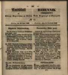 Amtsblatt der K&ouml;niglichen Regierung zu Posen. 1849.04.10 Nr.15