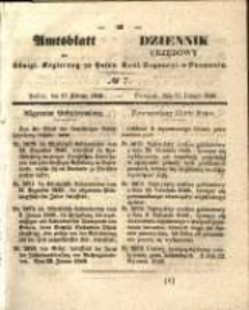 Amtsblatt der K&ouml;niglichen Regierung zu Posen. 1846.02.17 Nro.7