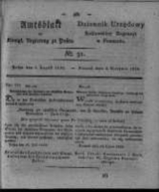 Amtsblatt der K&ouml;niglichen Regierung zu Posen. 1823.08.05 Nro.31