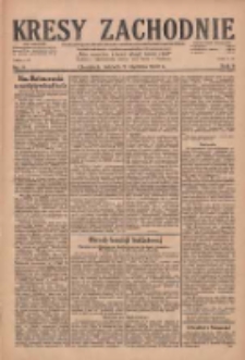 Kresy Zachodnie: pismo poświęcone obronie interes&oacute;w narodowych na zachodnich ziemiach Polski 1930.01.05 R.8 Nr4