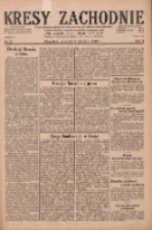 Kresy Zachodnie: pismo poświęcone obronie interes&oacute;w narodowych na zachodnich ziemiach Polski 1930.01.09 R.8 Nr6