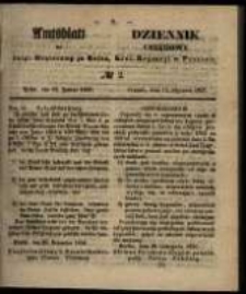 Amtsblatt der K&ouml;niglichen Regierung zu Posen. 1857.01.13 Nro.2