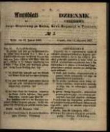 Amtsblatt der Königlichen Regierung zu Posen. 1857.01.13 Nro.2