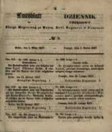 Amtsblatt der K&ouml;niglichen Regierung zu Posen. 1857.03.03 Nro.9