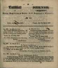 Amtsblatt der K&ouml;niglichen Regierung zu Posen. 1857.03.24 Nro.12