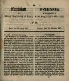 Amtsblatt der K&ouml;niglichen Regierung zu Posen. 1857.04.21 Nro.16