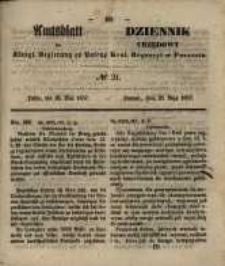 Amtsblatt der Königlichen Regierung zu Posen. 1857.05.26 Nro.21