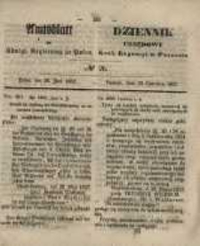 Amtsblatt der K&ouml;niglichen Regierung zu Posen. 1857.06.30 Nro.26