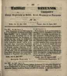 Amtsblatt der K&ouml;niglichen Regierung zu Posen. 1857.07.14 Nro.28