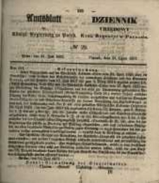 Amtsblatt der K&ouml;niglichen Regierung zu Posen. 1857.07.21 Nro.29