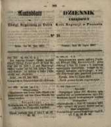 Amtsblatt der K&ouml;niglichen Regierung zu Posen. 1857.07.28 Nro.30