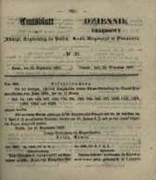 Amtsblatt der K&ouml;niglichen Regierung zu Posen. 1857.09.22 Nro.38