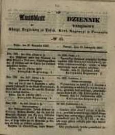 Amtsblatt der Königlichen Regierung zu Posen. 1857.11.10 Nro.45