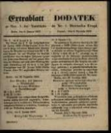 Centralblatt zu Nro 1. des Amtsblatts. Posen. den 6. Januar 1857