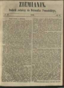 Ziemianin. Dodatek rolniczy do Dziennika Poznańskiego 1860 Nr17