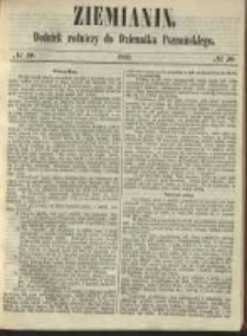 Ziemianin. Dodatek rolniczy do Dziennika Poznańskiego 1860 Nr20