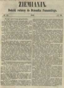 Ziemianin. Dodatek rolniczy do Dziennika Poznańskiego 1860 Nr22