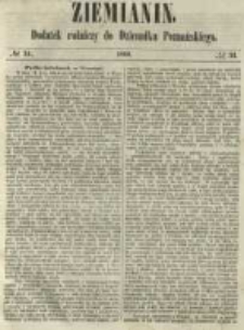 Ziemianin. Dodatek rolniczy do Dziennika Poznańskiego 1860 Nr34
