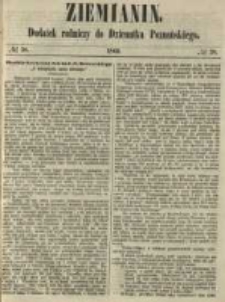 Ziemianin. Dodatek rolniczy do Dziennika Poznańskiego 1860 Nr38