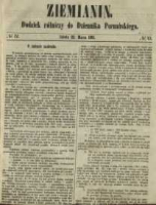 Ziemianin. Dodatek r&oacute;lniczy do Dziennika Poznańskiego 1861.03.23 Nr12