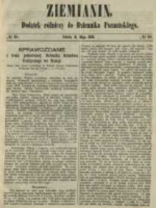 Ziemianin. Dodatek r&oacute;lniczy do Dziennika Poznańskiego 1861.05.04 Nr18