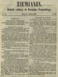 Ziemianin. Dodatek rólniczy do Dziennika Poznańskiego 1861.06.15 Nr24