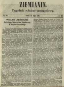 Ziemianin. Tygodnik rolniczo-przemysłowy 1861.07.13 Nr28