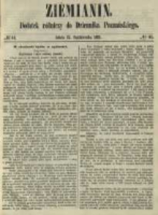 Ziemianin. Dodatek r&oacute;lniczy do Dziennika Poznańskiego 1861.10.12 Nr41