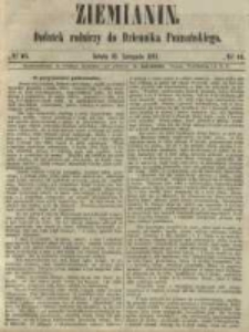 Ziemianin. Dodatek rolniczy do Dziennika Poznańskiego 1861.11.16 Nr46