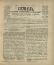 Ziemianin. Tygodnik przemysłowo-rolniczy; organ Centralnego Towarzystwa Gospodarczego w Wielkiem Księstwie Poznańskiem 1882.04.01 R.32 Nr13