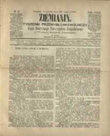 Ziemianin. Tygodnik przemysłowo-rolniczy; organ Centralnego Towarzystwa Gospodarczego w Wielkiem Księstwie Poznańskiem 1882.05.27 R.32 Nr21