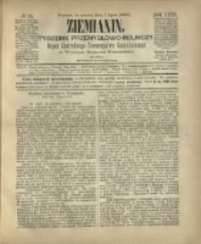 Ziemianin. Tygodnik przemysłowo-rolniczy; organ Centralnego Towarzystwa Gospodarczego w Wielkiem Księstwie Poznańskiem 1882.07.01 R.32 Nr26