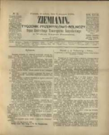 Ziemianin. Tygodnik przemysłowo-rolniczy; organ Centralnego Towarzystwa Gospodarczego w Wielkiem Księstwie Poznańskiem 1882.08.05 R.32 Nr31