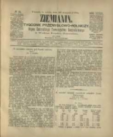 Ziemianin. Tygodnik przemysłowo-rolniczy; organ Centralnego Towarzystwa Gospodarczego w Wielkiem Księstwie Poznańskiem 1882.08.26 R.32 Nr34