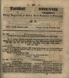 Amtsblatt der K&ouml;niglichen Regierung zu Posen. 1855.09.25 Nr.39