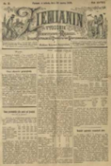 Ziemianin. Tygodnik przemysłowo-rolniczy; organ Centralnego Towarzystwa Gospodarczego w Wielkiem Księstwie Poznańskiem 1898.03.26 R.48 Nr13