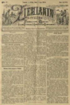 Ziemianin. Tygodnik przemysłowo-rolniczy; organ Centralnego Towarzystwa Gospodarczego w Wielkiem Księstwie Poznańskiem 1898.07.02 R.48 Nr27