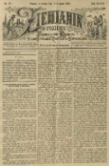 Ziemianin. Tygodnik przemysłowo-rolniczy; organ Centralnego Towarzystwa Gospodarczego w Wielkiem Księstwie Poznańskiem 1898.08.27 R.48 Nr35
