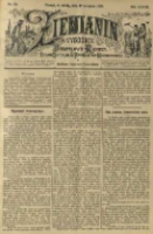 Ziemianin. Tygodnik przemysłowo-rolniczy; organ Centralnego Towarzystwa Gospodarczego w Wielkiem Księstwie Poznańskiem 1898.09.17 R.48 Nr38