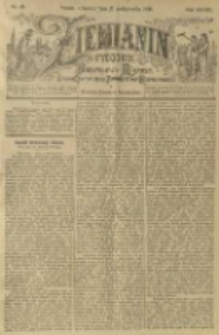 Ziemianin. Tygodnik przemysłowo-rolniczy; organ Centralnego Towarzystwa Gospodarczego w Wielkiem Księstwie Poznańskiem 1898.10.22 R.48 Nr43