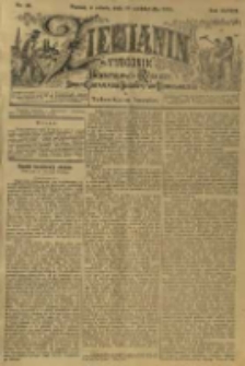 Ziemianin. Tygodnik przemysłowo-rolniczy; organ Centralnego Towarzystwa Gospodarczego w Wielkiem Księstwie Poznańskiem 1898.10.29 R.48 Nr44