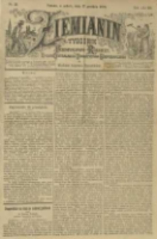 Ziemianin. Tygodnik przemysłowo-rolniczy; organ Centralnego Towarzystwa Gospodarczego w Wielkiem Księstwie Poznańskiem 1898.12.17 R.48 Nr51