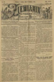 Ziemianin. Tygodnik przemysłowo-rolniczy; organ Centralnego Towarzystwa Gospodarczego w Wielkiem Księstwie Poznańskiem 1899.04.01 R.49 Nr13