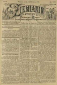 Ziemianin. Tygodnik przemysłowo-rolniczy; organ Centralnego Towarzystwa Gospodarczego w Wielkiem Księstwie Poznańskiem 1899.06.24 R.49 Nr25