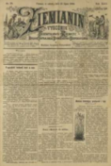 Ziemianin. Tygodnik przemysłowo-rolniczy; organ Centralnego Towarzystwa Gospodarczego w Wielkiem Księstwie Poznańskiem 1899.07.15 R.49 Nr28