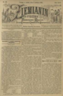 Ziemianin. Tygodnik przemysłowo-rolniczy; organ Centralnego Towarzystwa Gospodarczego w Wielkiem Księstwie Poznańskiem 1899.12.09 R.49 Nr49