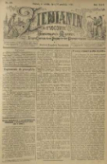 Ziemianin. Tygodnik przemysłowo-rolniczy; organ Centralnego Towarzystwa Gospodarczego w Wielkiem Księstwie Poznańskiem 1899.12.16 R.49 Nr50