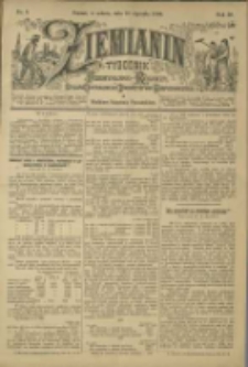 Ziemianin. Tygodnik przemysłowo-rolniczy; organ Centralnego Towarzystwa Gospodarczego w Wielkiem Księstwie Poznańskiem 1900.01.20 R.50 Nr3