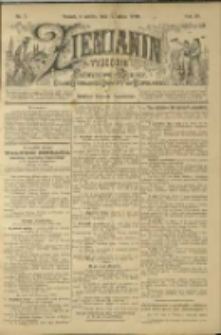 Ziemianin. Tygodnik przemysłowo-rolniczy; organ Centralnego Towarzystwa Gospodarczego w Wielkiem Księstwie Poznańskiem 1900.02.17 R.50 Nr7